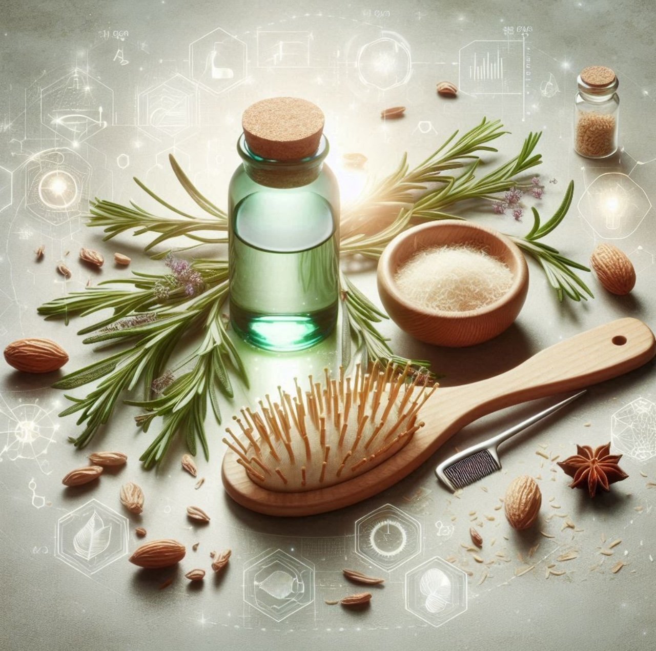 Rosemary Oil image in a bottle